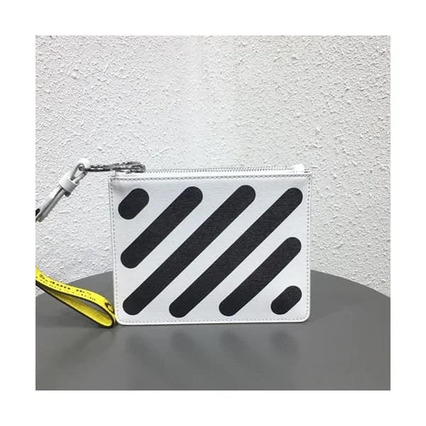 Off White 2019 Leather Mini Clutch Bag,18.5cm - 오프… - 1