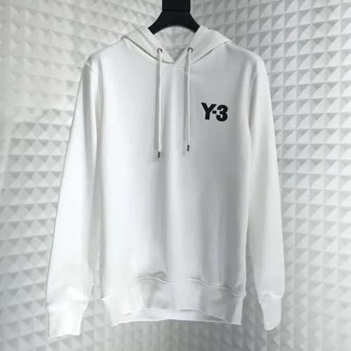 Y-3 2019 Mm/Wm Logo Wolf Cotton Hood Tee -요지야마모토 … - 1