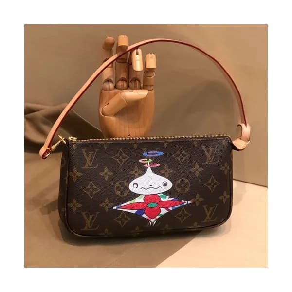 Louis Vuitton 2019 Monogram Canvas Clutch Bag / To… - 1