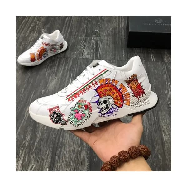 Philipp plein 2019 Mens Leather Sneakers - 필립플레인 … - 1