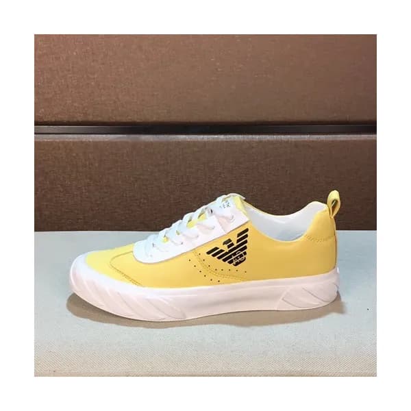 Armani 2019 Mens Leather Sneakers - 알마니 2019 남성용 … - 1