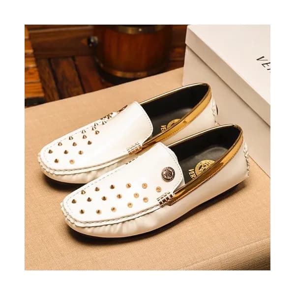 Versace 2019 Mens Leather Loafer - 베르사체 2019 남성용 … - 1