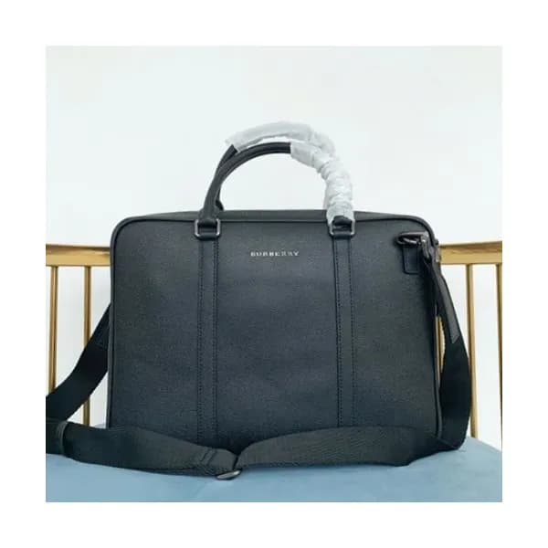 Burberry 2019 Leather Mens Business Bag ,37CM - 버버… - 1