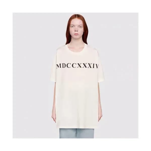 Gucci 2019 Mm/Wm Logo Cotton Short Sleeved Tshirt … - 1