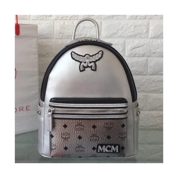 MCM 2019 Leather & Visetos Back Pack,26/34cm - 엠씨엠… - 1