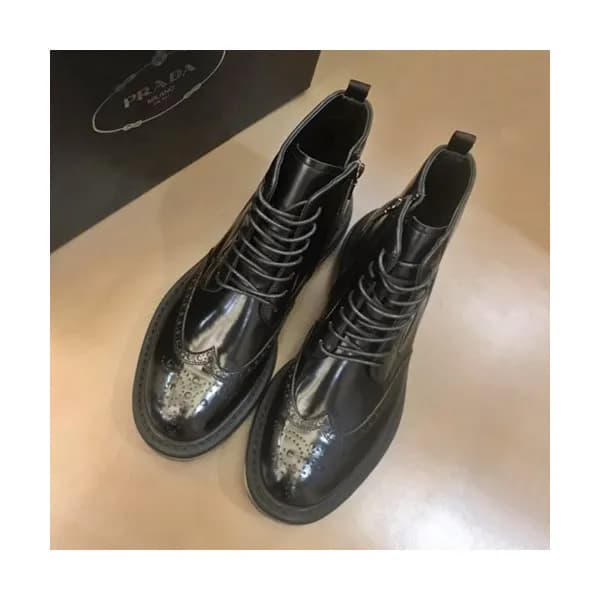 Prada 2019 Mens Leather Boots - 프라다 2019 남성용 레더 부츠… - 1