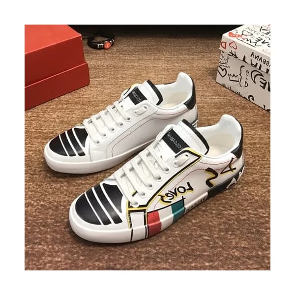 Dolce&Gabbana 2019 Mens Leather Sneakers - 돌체앤가바나… - 1