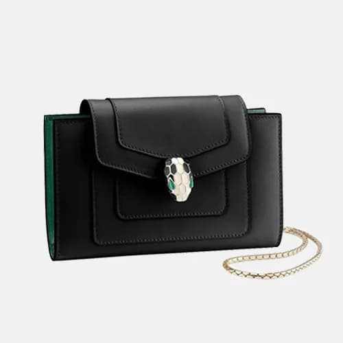 Bvlgari 2019 Leather Chain Wallet / Phone Bag - 불… - 1