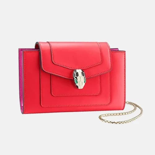 Bvlgari 2019 Leather Chain Wallet / Phone Bag - 불… - 1