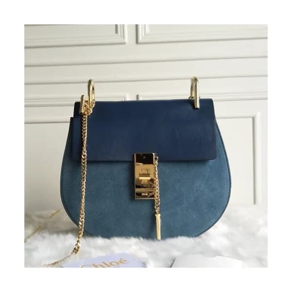 Chole 2019 Drew Leather Shoulder Bag, 19/23cm - … - 1