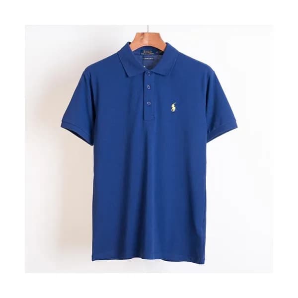 Polo 2019 Mens Logo Cotton Polo Short Sleeved Tshi… - 1