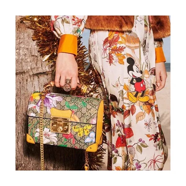 Gucci 2020 GG Supreme Padlock Tote Shoulder Bag,24… - 1