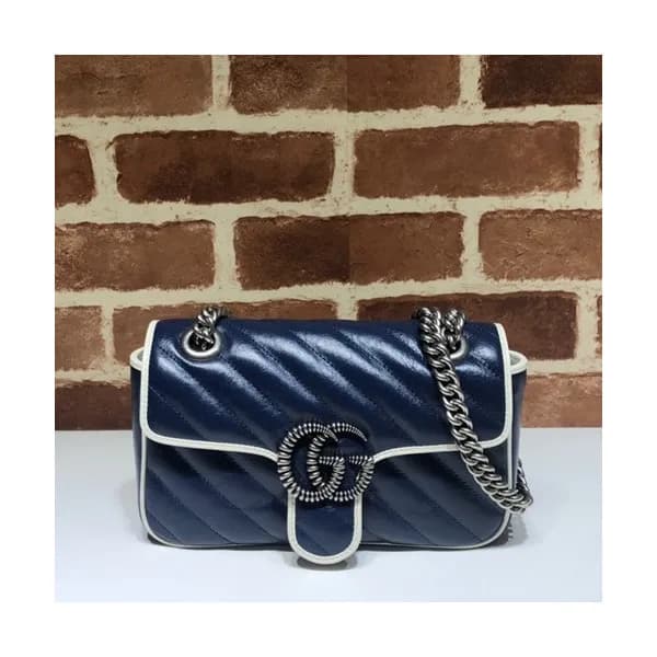 Gucci 2019 GG Marmont Matlase Women Shoulder Bag,2… - 1