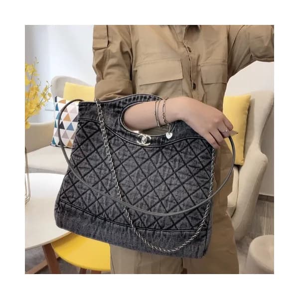 Chanel 2020 31 Denim Tote Shoulder Bag - 샤넬 2020 3… - 1