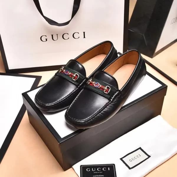 Gucci 2022 Mens Leather Loafer - 구찌 2022 남성용 레더 로퍼… - 1