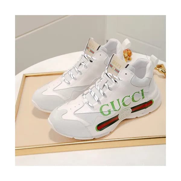 Gucci 2020 Mens Leather Sneakers - 구찌 2020 남성용 레더 … - 1