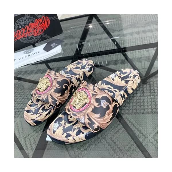 Versace 2020 Mens Leather Slipper - 베르사체 2020 남성… - 1