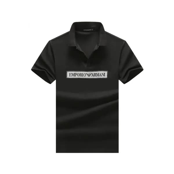 [알마니]Armani 2019 Mens Logo Cotton Short Sleeved Ts… - 1