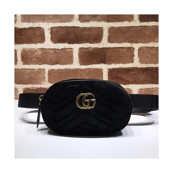Gucci 2020 Marmont Matlase Velvet Belt Bag,18CM - … - 1