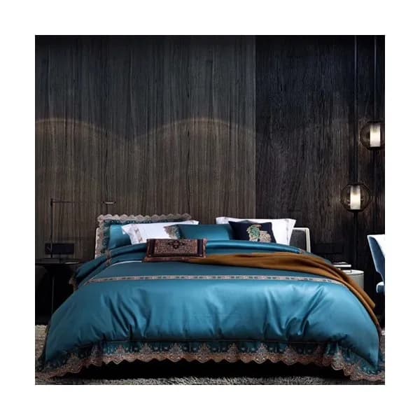 Saint Laurent 2020 Supima Cotton & Lace Bedding 4 … - 1
