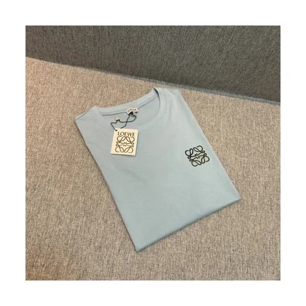 [로에베]Loewe 2020 Mens Logo Cotton Short Sleeved Tsh… - 1