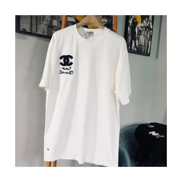 [샤넬]Chanel 2020 Mm/Wm 'CC' Logo Cotton Sho… - 1