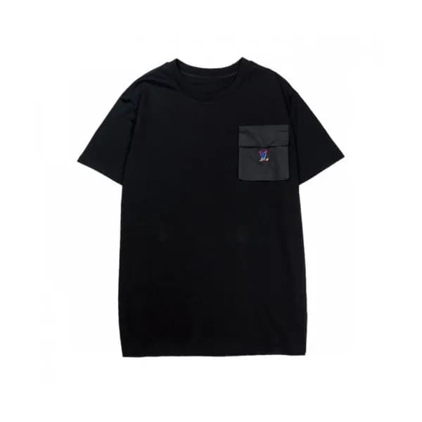 Louis vuitton 2020 Mens Logo Cotton Short Sleeved … - 1
