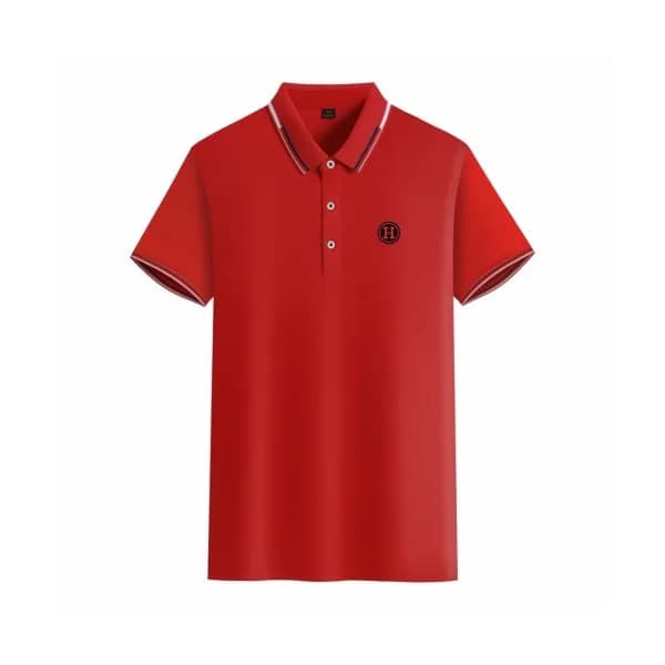 [에르메스]Hermes 2020 Mens Silket Short Sleeved Polo T… - 1
