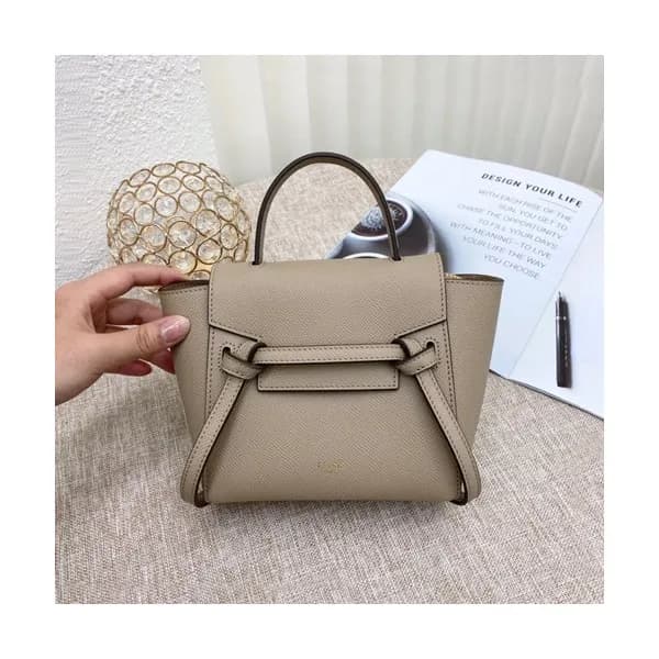 Celine 2020 Leather Mini Belt Shoulder Bag,21CM - … - 1