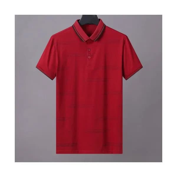 [알마니]Armani 2020 Mens Logo Silket Short Sleeved Ts… - 1