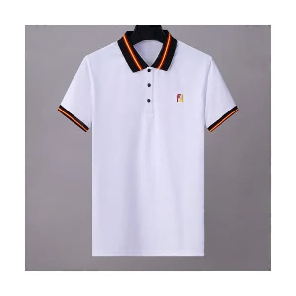 [펜디]Fendi 2020 Mens Logo Casual Short Sleeved Polo… - 1