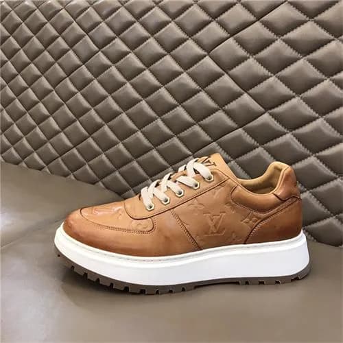 Louis Vuitton 2020 Men's Leather Sneakers - 루이… - 1