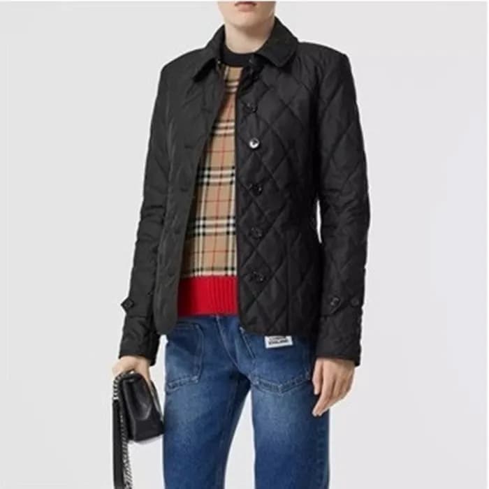 버버리 여성 다운 블랙 자켓 - Burberry Womens Black Jacket - b… - 1