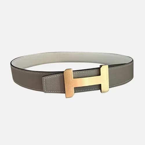 Hermes 2021 Men's Leather Belt - 에르메스 2021 남성용… - 1