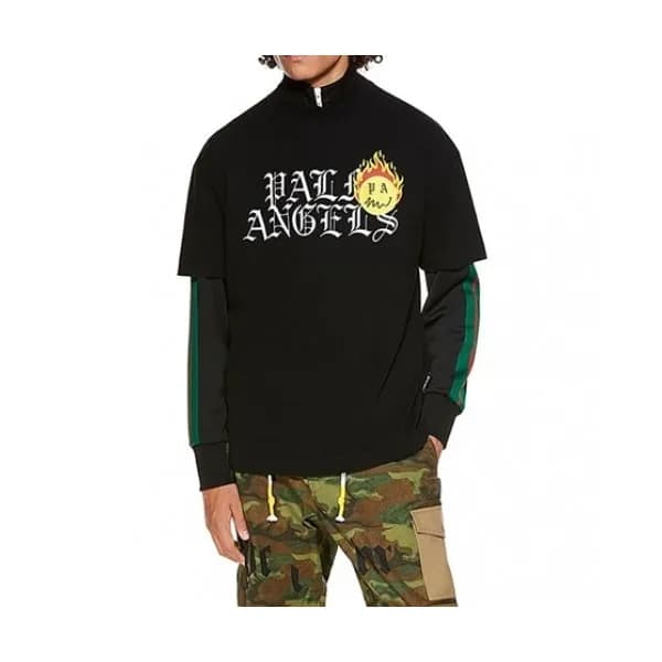 [팜 엔젤스]Palm Angels 2021 Mm/Wm Logo Cotton Short Sl… - 1