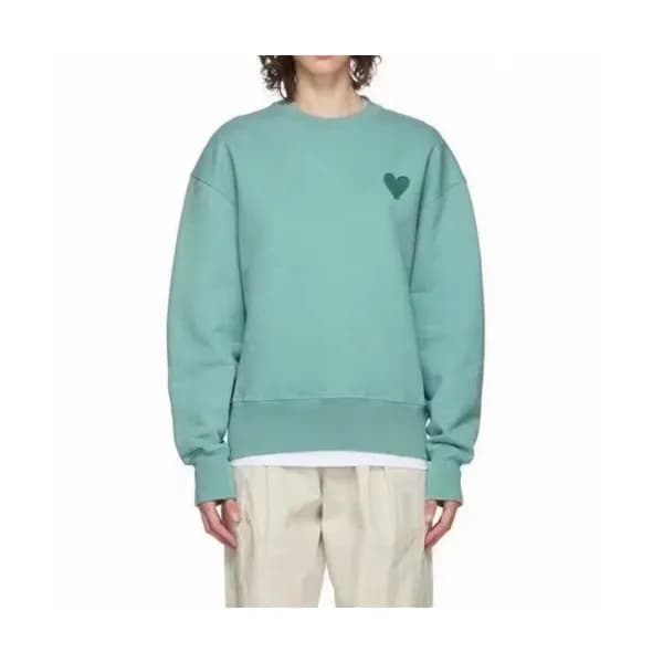 Ami 2021 Mens Logo Casual Cotton Man-to-man - 아미 2… - 1