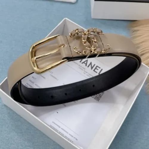 Chanel 2021 Women's Leather Belt,3.0cm - 샤넬 20… - 1