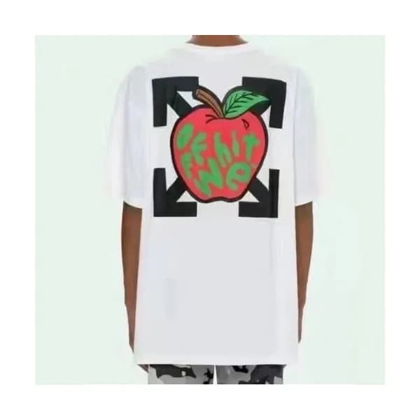 Off-white Mm/Wm Printing Logo Crew - neck Cotton … - 1