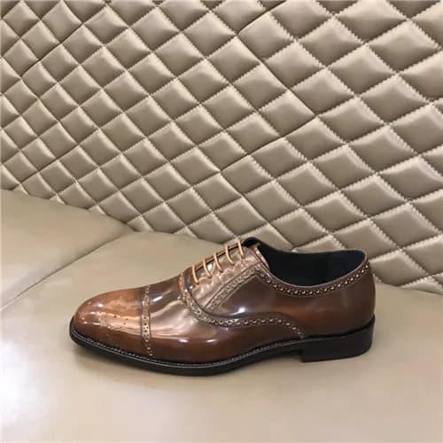 [럭셔리한]Prada 2021 Men's Leather Oxford Shoes,PR… - 1