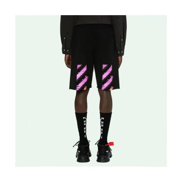 [캐쥬얼]Off white Mens Logo Casual Training Half Pan… - 1