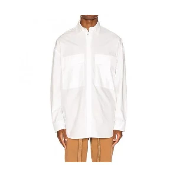 Fear of god Mens Classic Cotton Tshirts White - 피… - 1