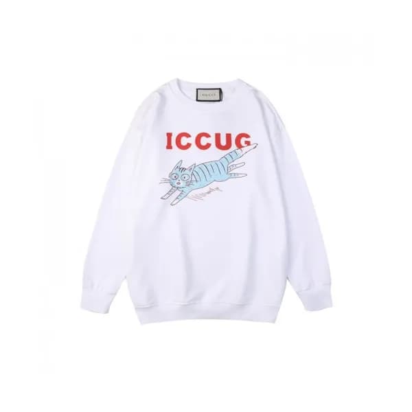 Gucci Mm/Wm Logo Crew-neck Cotton Tshirts White -… - 1
