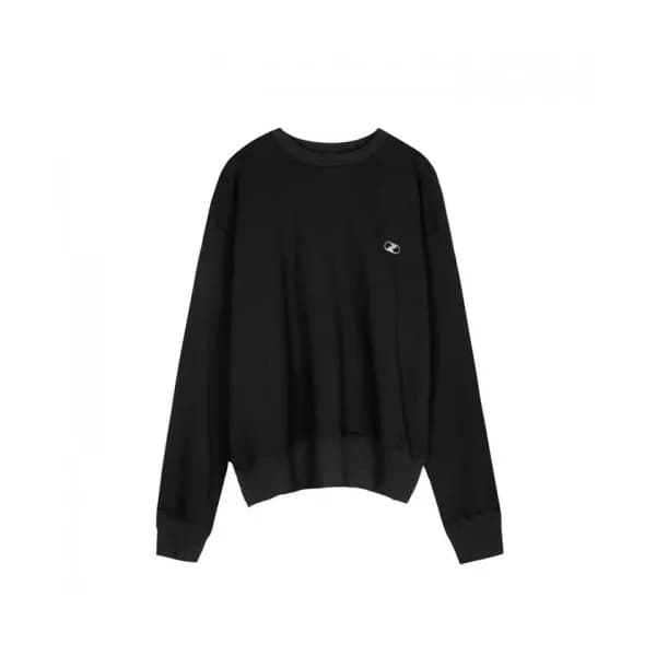 WELLDONE Mm/Wm Retro Logo Crew-neck Tshirts Black… - 1