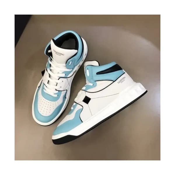 발렌티노 남성 캐쥬얼 레더 하이탑 스니커즈 Size(240-275) 화이트 - Valen… - 1