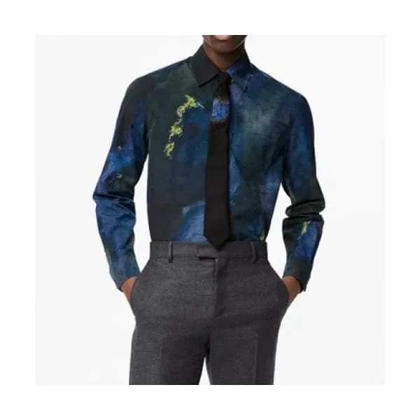Louis vuitton Mens Trendy shirts Black - 루이비통 202… - 1