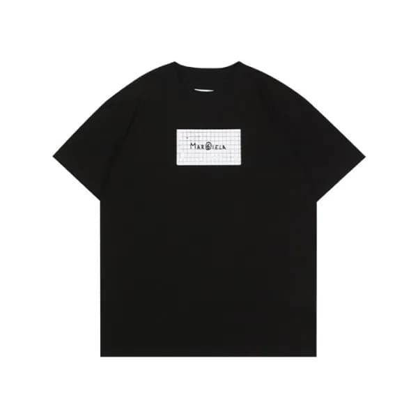 메종마르지엘라 남성 크루넥 블랙 반팔티 - Mens Black Tshirts - mai00… - 1