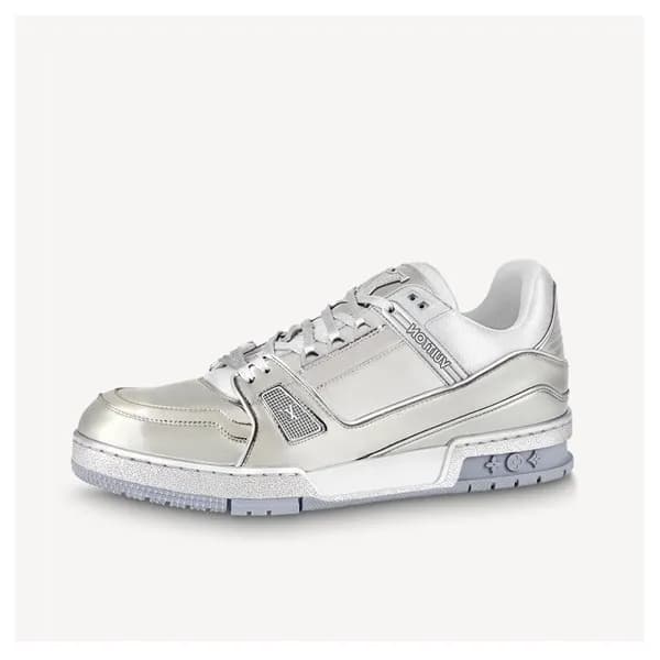 루이비통 남성 Trainer 실버 스니커즈 - Mens Silver Sneakers - l… - 1