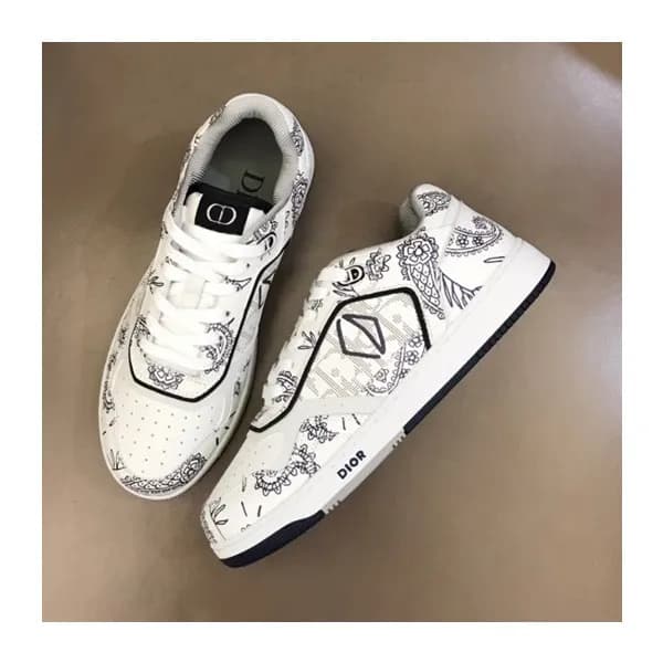 디올 남/녀 오블리크 Galaxy 화이트 스니커즈 - Unisex White Sneaker… - 1