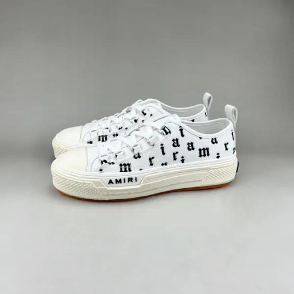 아미리 남성 클래식 화이트 스니커즈 - Mens White Sneakers - amir03… - 1