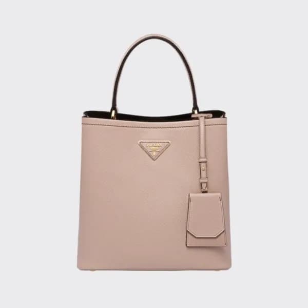 프라다 여성 베이지 버킷백 - Prada Womens Beige Bucket Bag - p… - 1